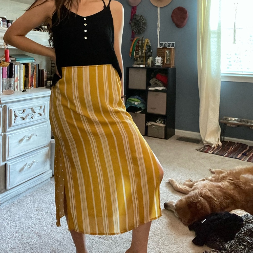 Urban Outfitters a-line midi skirt